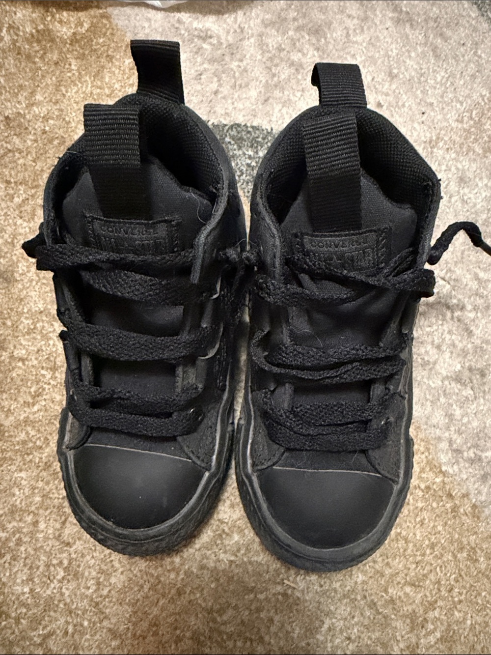 Converse Kids Black High-Top Sneakers